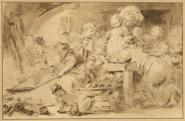 Jean-Honoré Fragonard, Making Fritters (Les Beignets)
