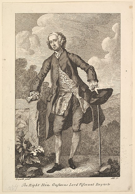 William Hogarth, The Right Hon. Gustavus Lord Viscount Boyne &c.