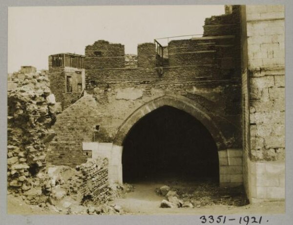 K.A.C. Creswell, Archway in the funerary mosque of Mamluk Amir Manjak al-Yusufi, Cairo