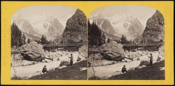 William England, La chaine de Mont Blanc, Courmayeur, Italie