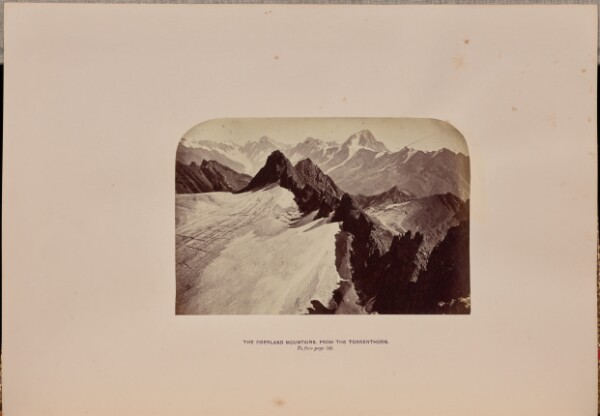 Ernest H. Edwards, The Oberland Mountains from the Torrenthorn