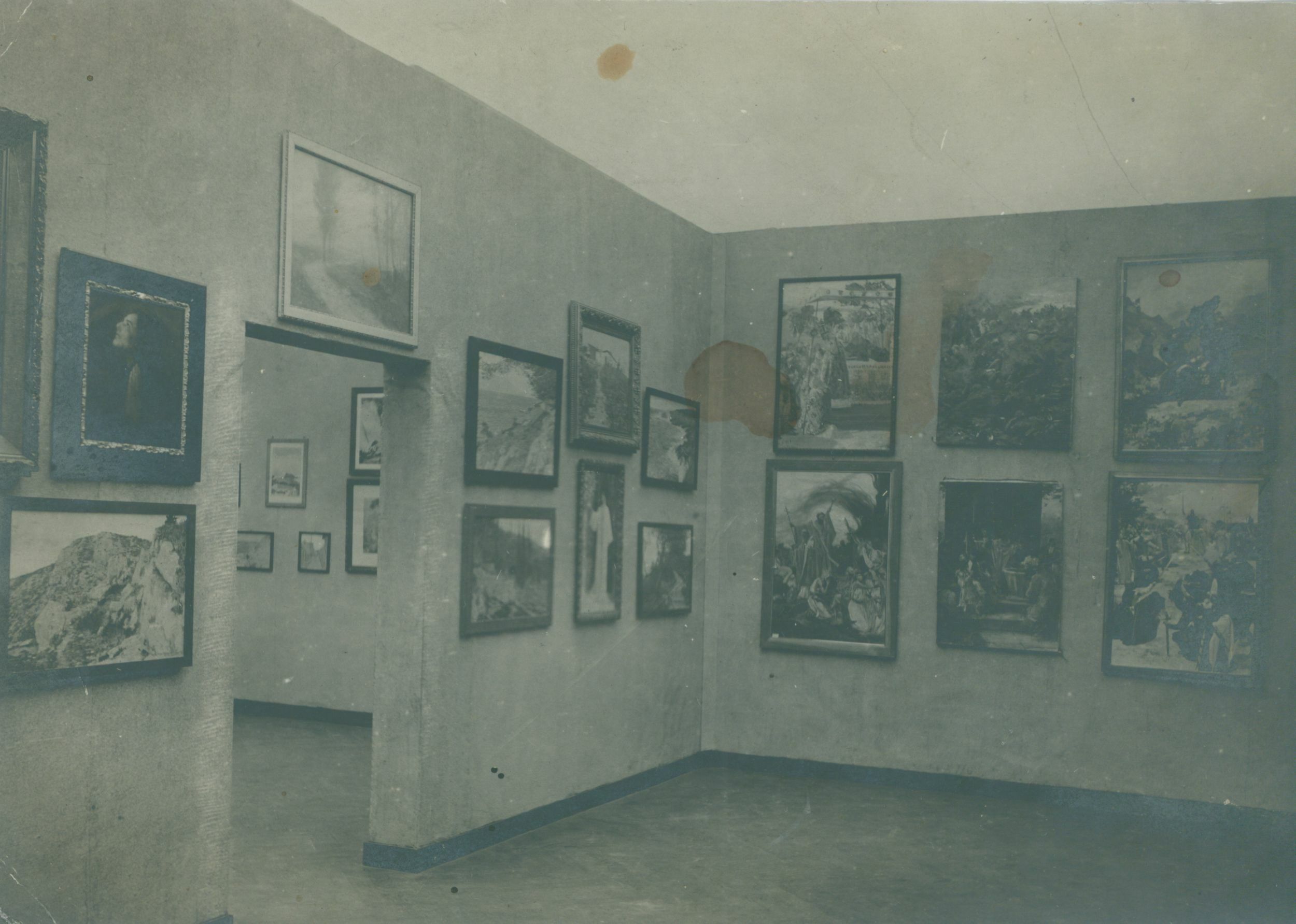 Viktor Kovačić, Postav izložbe Oton Iveković i drugovi, Umjetnički paviljon 1901.