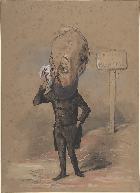 Nadar, Caricature of Henri Mürger
