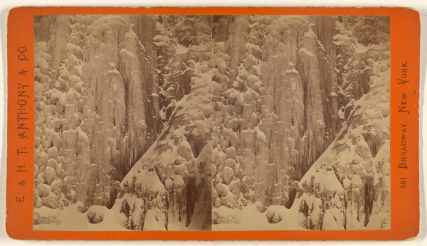 Edward and Henry T. Anthony & Co., Drapery of Ice - lower Kauterskill Falls.