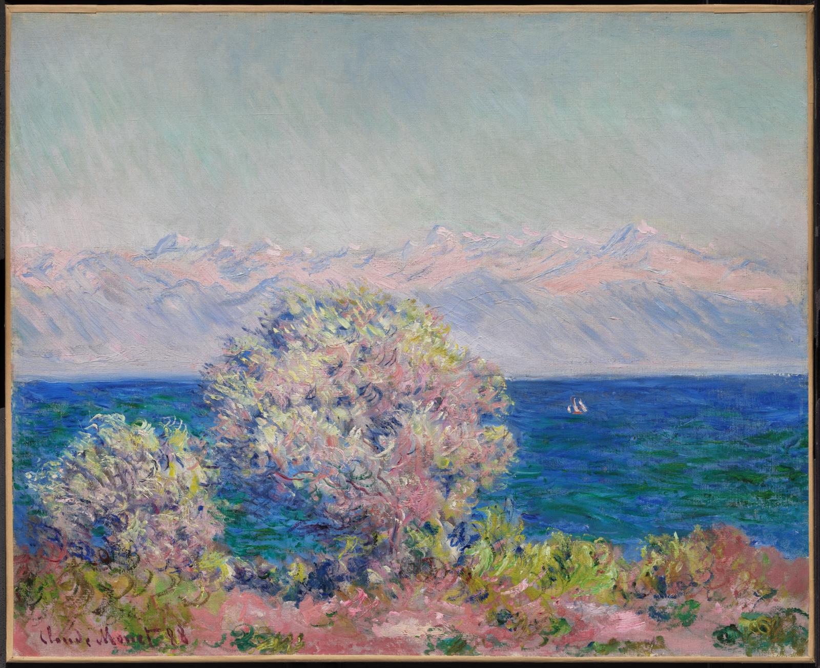 Claude Monet, At Cap d'Antibes, Mistral wind