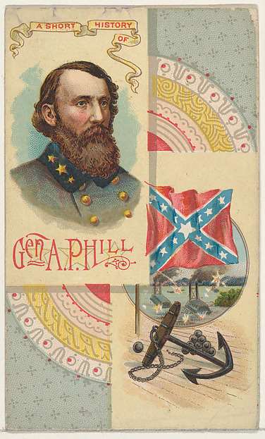 W. Duke, Sons & Co., A Short History: General Ambrose Powell Hill, from the Histories of Generals series (N114) issued by W. Duke, Sons & Co. to promote Honest Long Cut Smoking and Chewing Tobacco