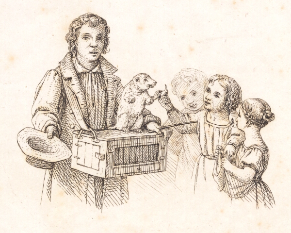 Martinus Rørbye, Illustration til "Halvhundrede Fabler for Børn" af Hey