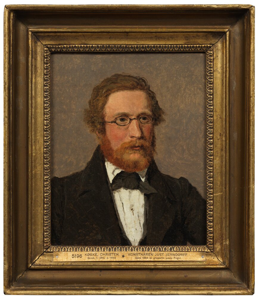 Christen Købke, The Artist Just Jerndorff