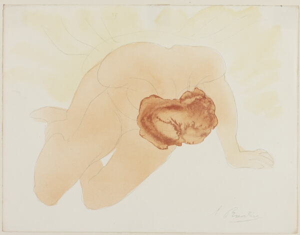 Auguste Rodin, "L'ombre descend sur le jardin ..."