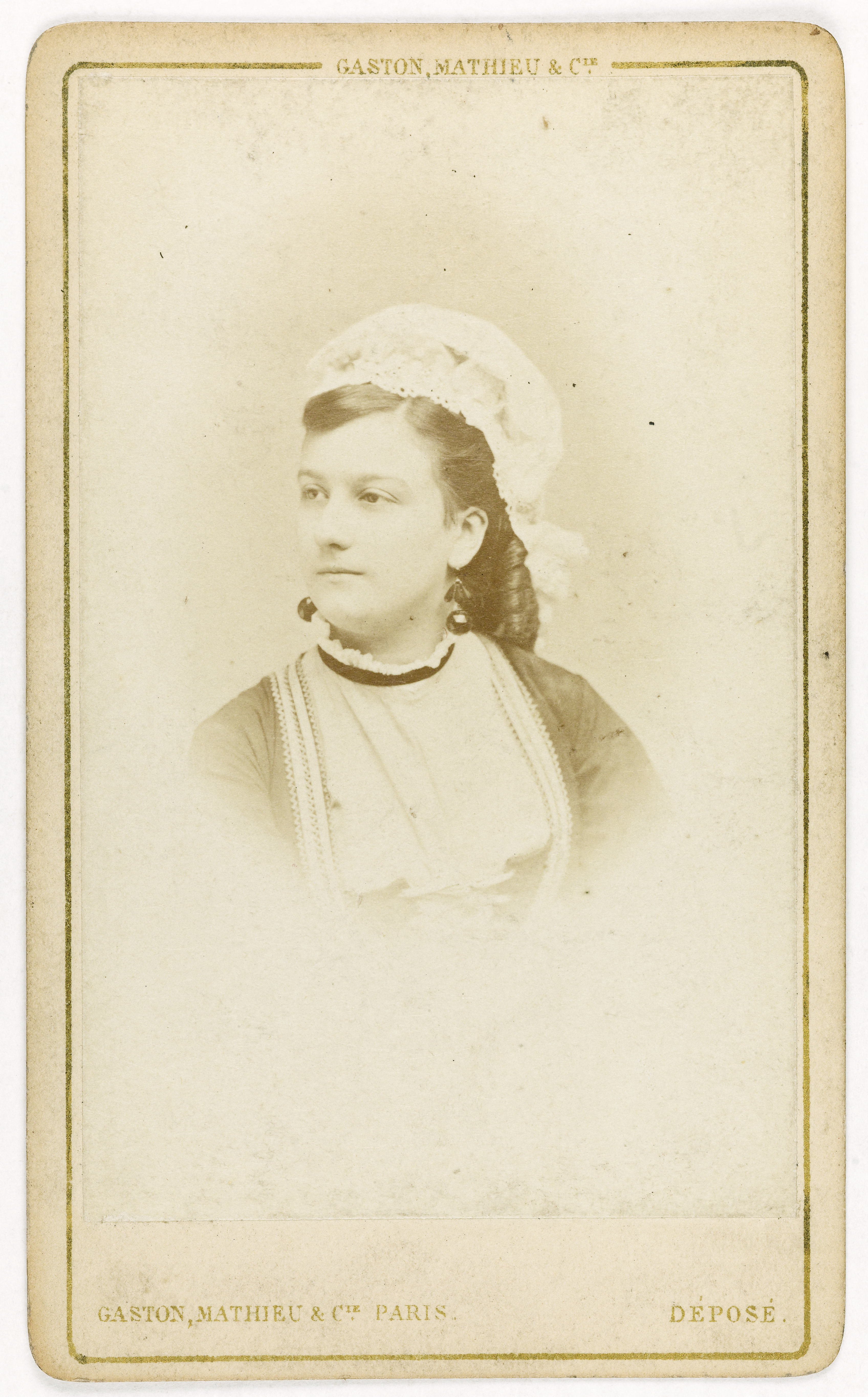 Mathieu & Cie Gaston, Portrait de Rose Thé, (18-1912), (danseuse, actrice)