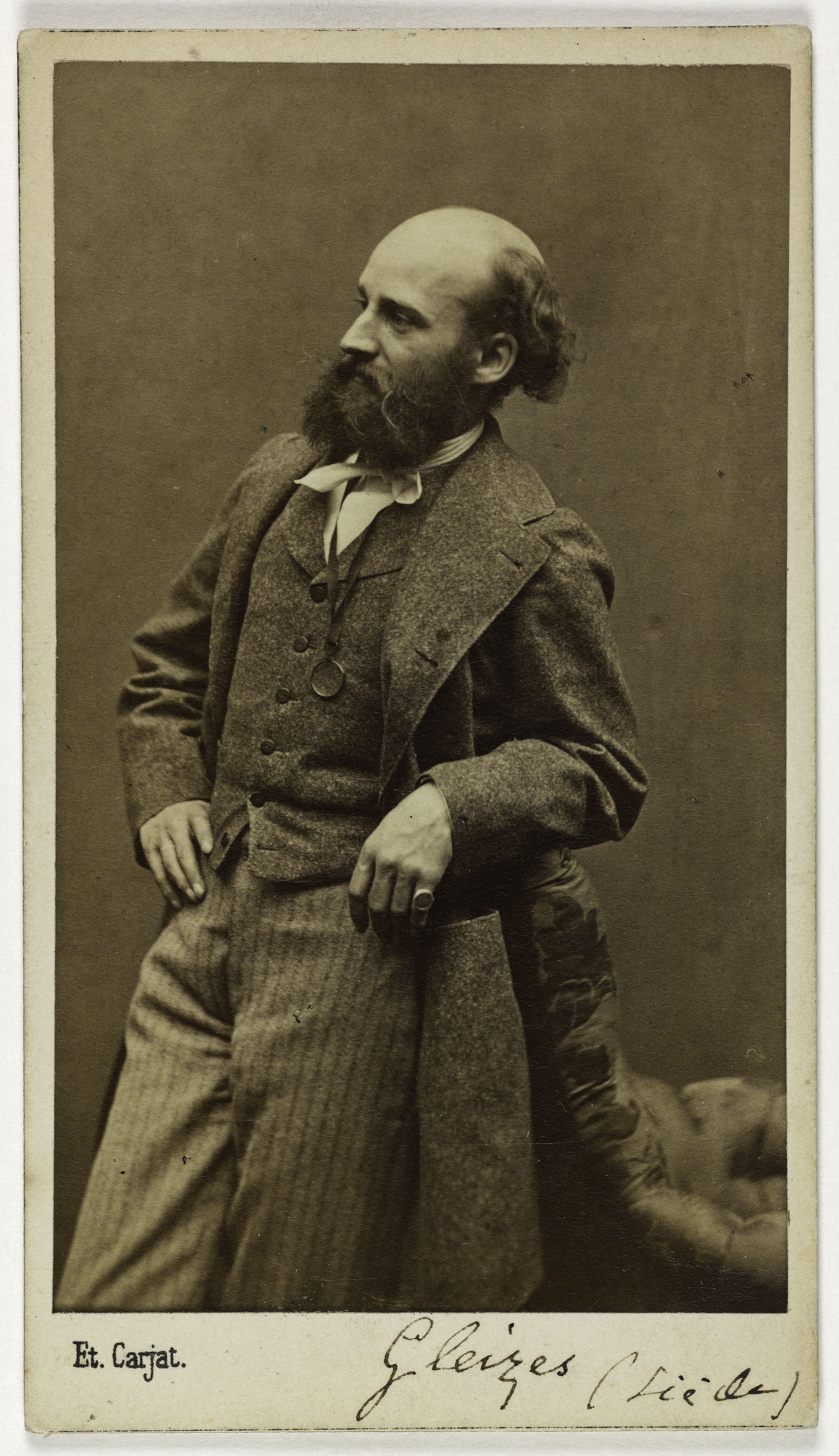 Carjat & Cie, Portrait de Gleizes, (journaliste)