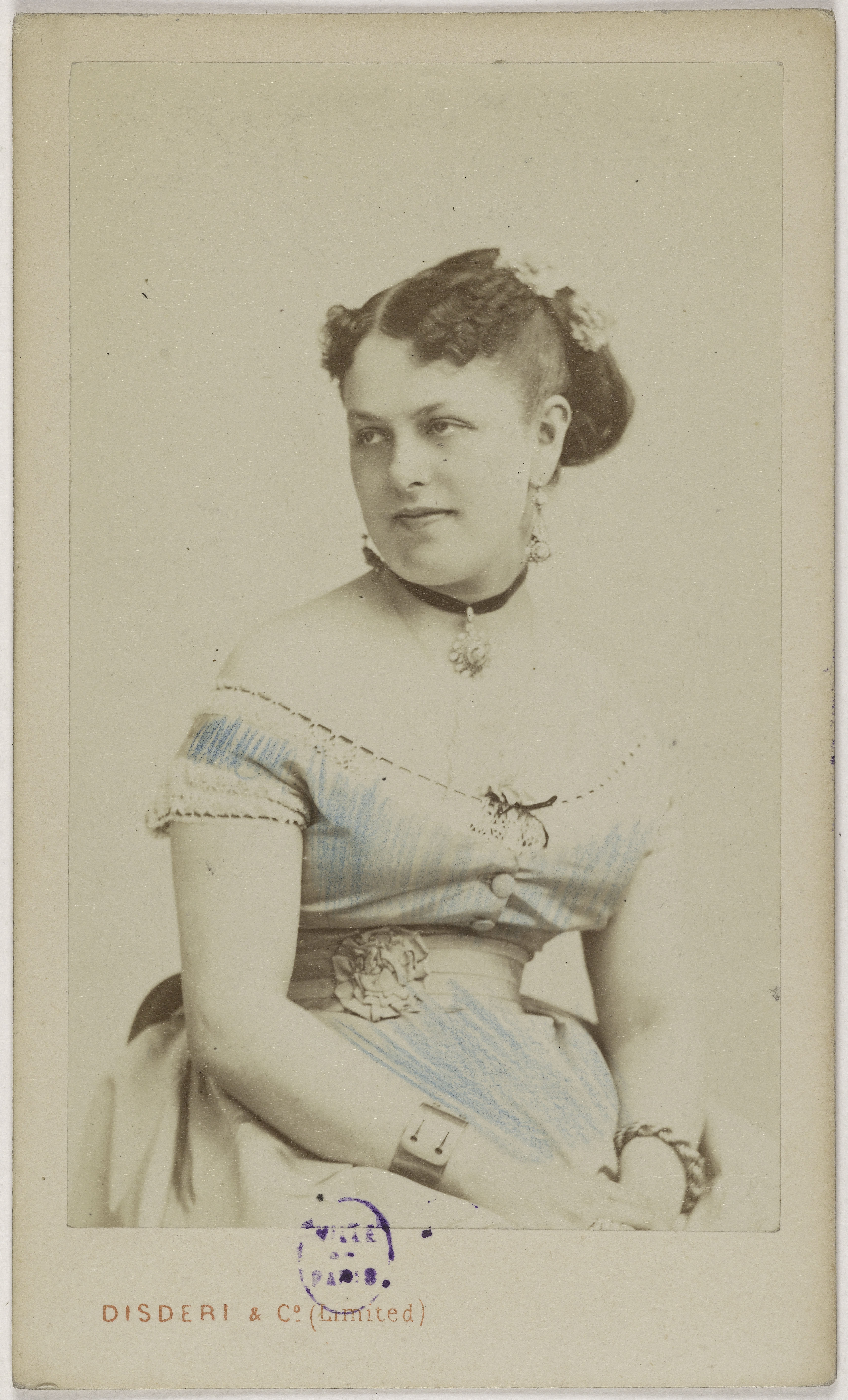 Disderi & Cie, Portrait d'Esther David (actrice)