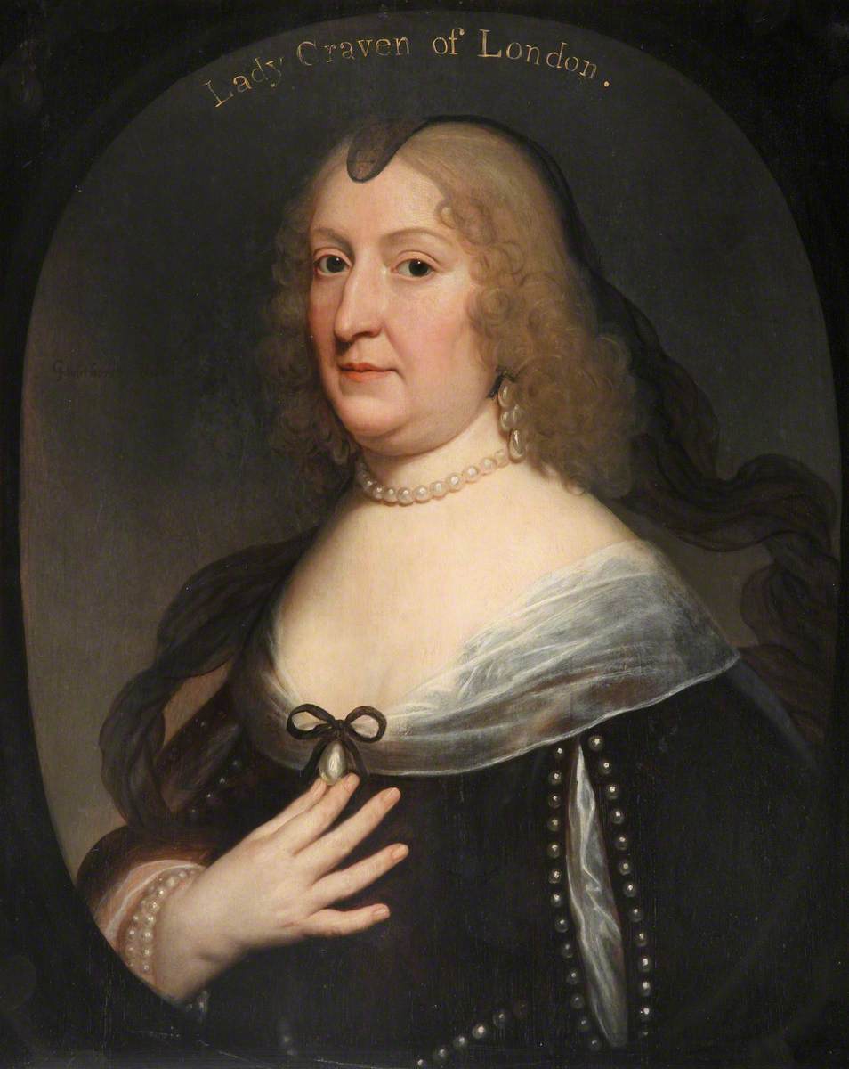 Gerard van Honthorst, Portrait of Amalie Elisabeth von Hanau-Münzenberg (1602–1651)