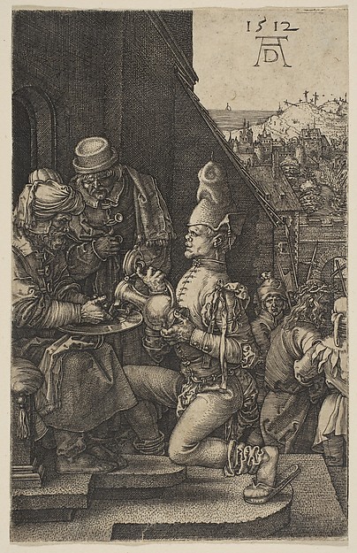 Albrecht Dürer, Pilate Washing His Hands, from "The Passion"