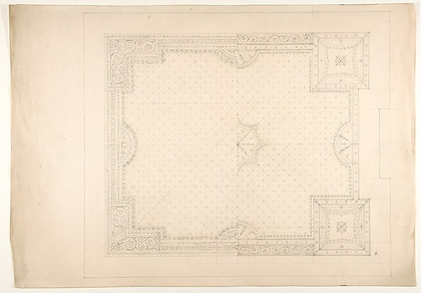 Jules-Edmond-Charles Lachaise, Design for a ceiling