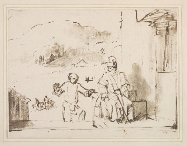 Rembrandt van Rijn, Eli Receiving the News of the Death of His Sons and the Capture of the Ark of the Covenant (?)