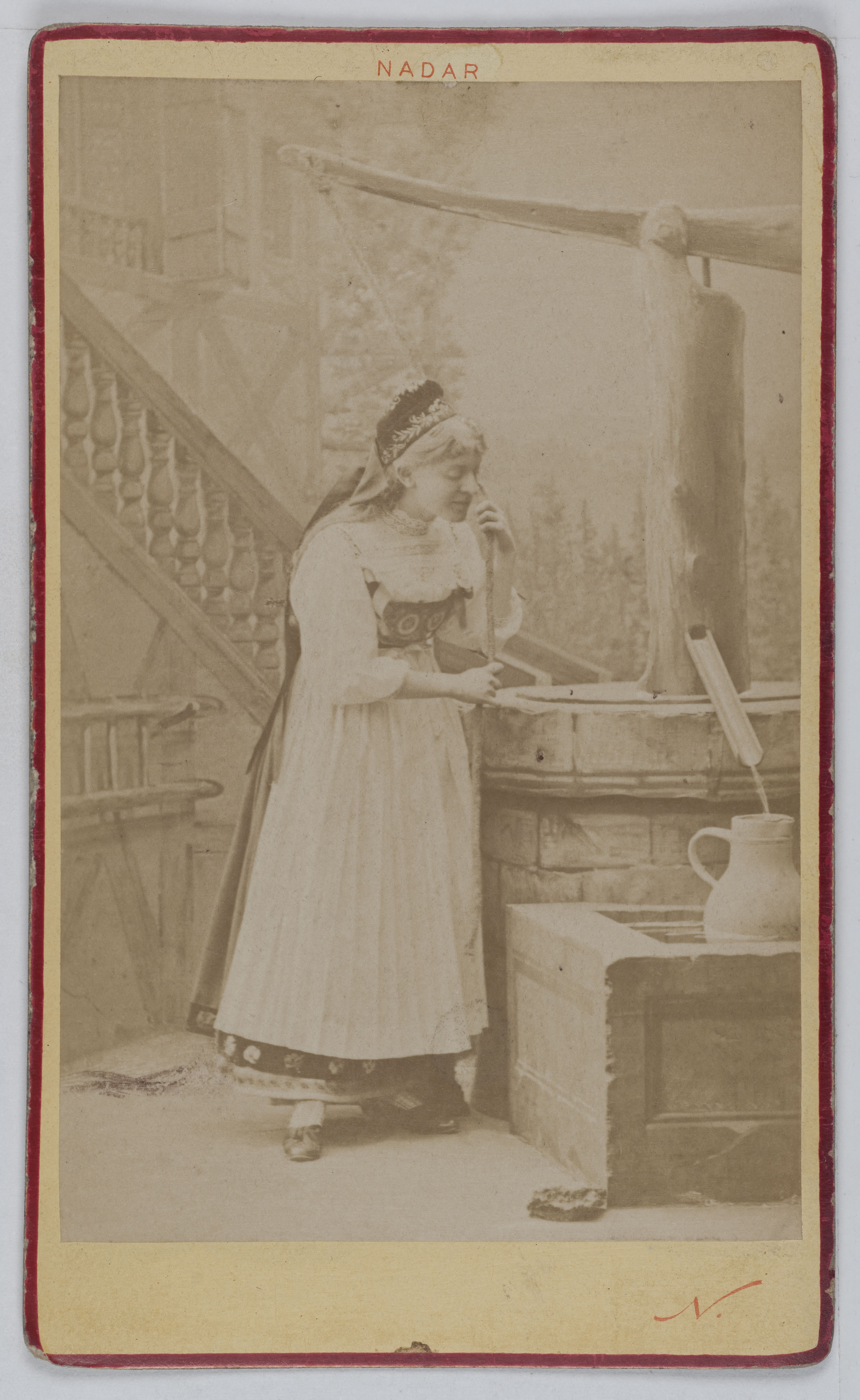 Atelier Nadar, Portrait de Suzanne Reichenberg (1853-1924), baronne de Bourgoing, actrice de théâtre.