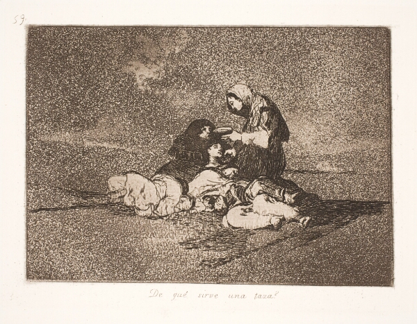 Francisco de Goya, Hvad forslår en enkelt kop? (59)