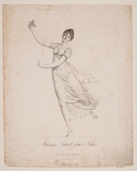 Gerhard Ludvig Lahde, Madame Schall som Nina
