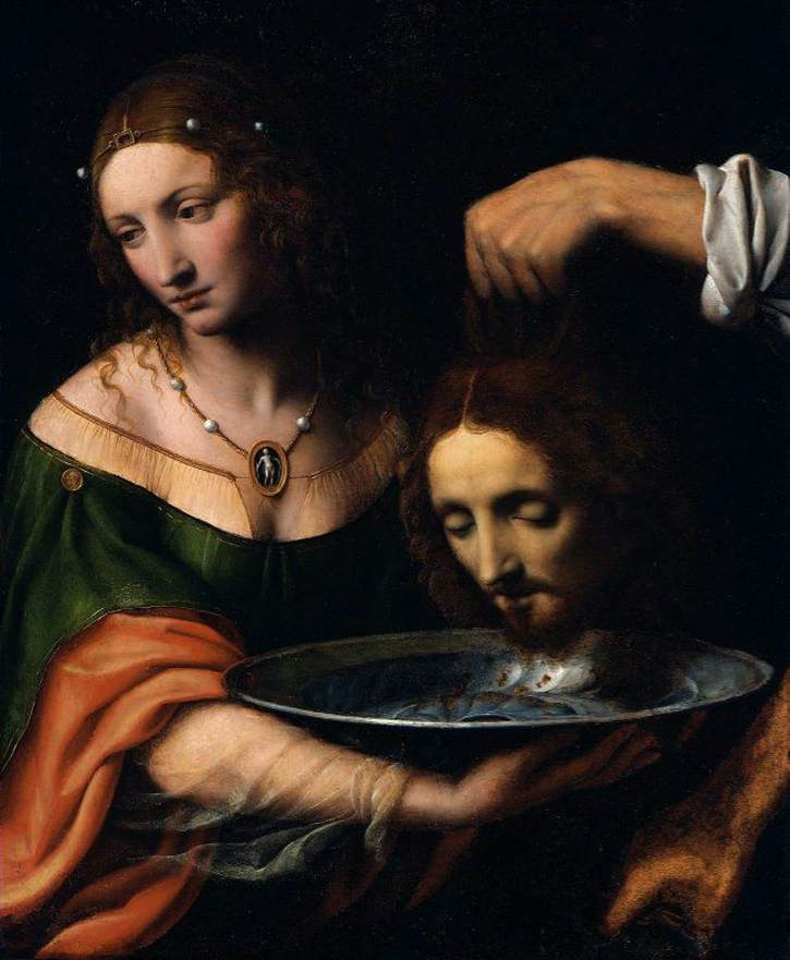 Bernardino Luini, Salome with the Head of Saint John the Baptist