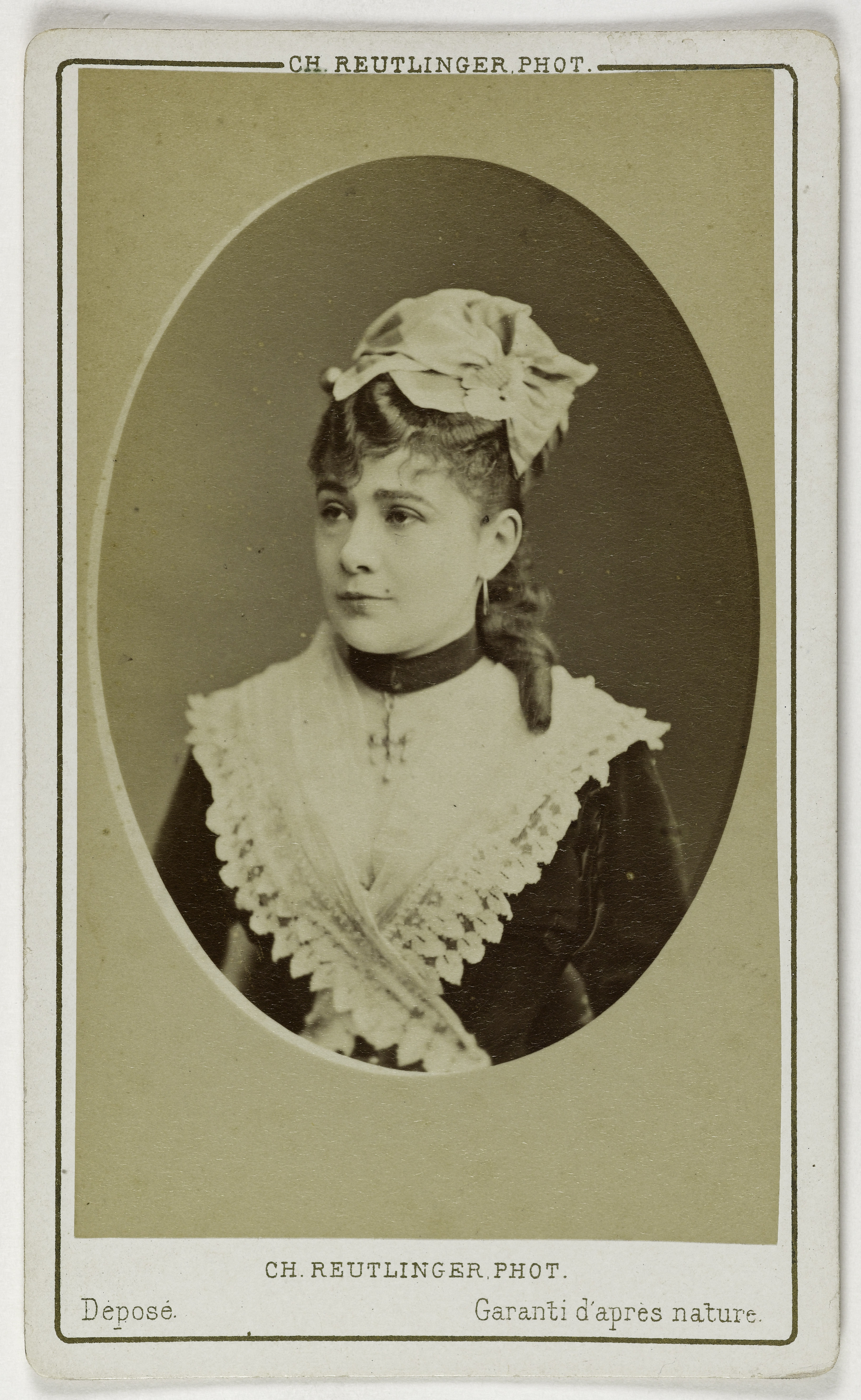 Charles Reutlinger, Portrait de Lebon Marie, (Elisabeth Agnès Arnaud, dite), (-1899), (actrice)