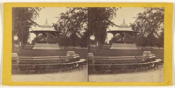 Edward and Henry T. Anthony & Co., Central Park. (New York.) The Music Stand.
