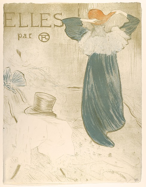 Henri de Toulouse-Lautrec, Elles (portfolio cover)