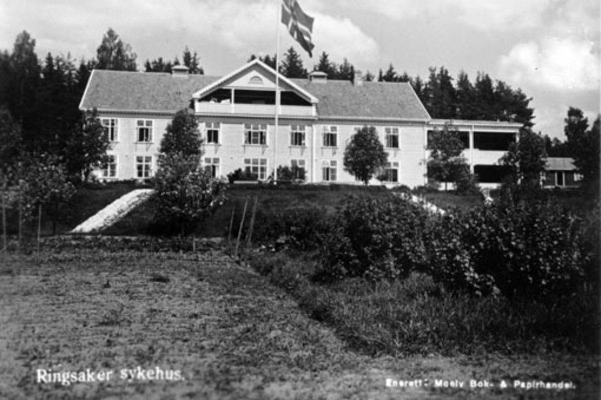 Anno Domkirkeodden, Eksteriør, Ringsaker sykehus, Moelv.