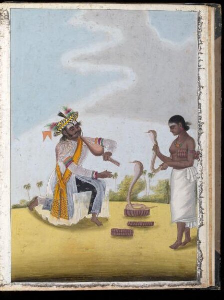 Unknown, Jugglers with snake