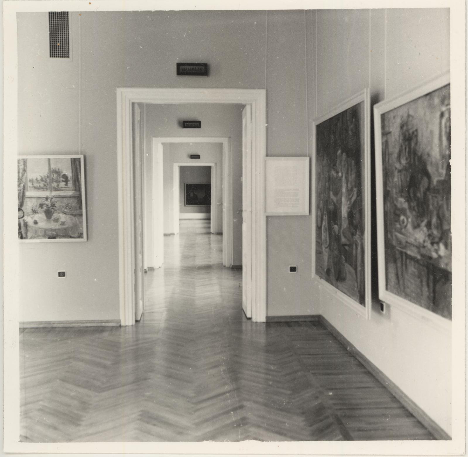 Elmar (associate) goat, View of gallery first permanent exposition 1988.a