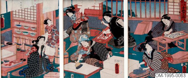Utagawa Kunisada (Toyokuni III), Träsnitt, Bildkonst, Woodblock, Woodcut, Print