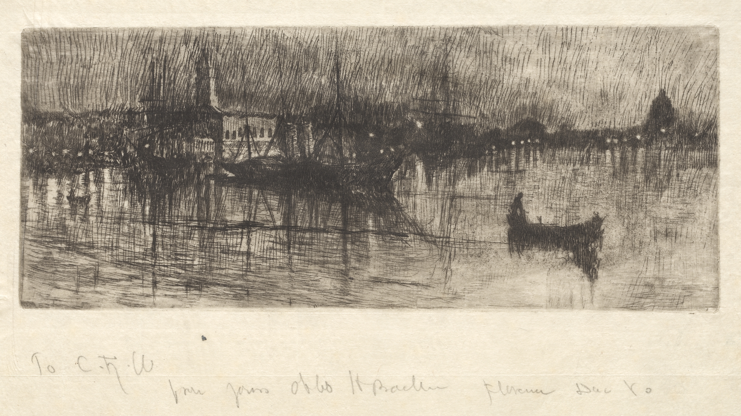 Otto H. Bacher, Rainy Night, Venice