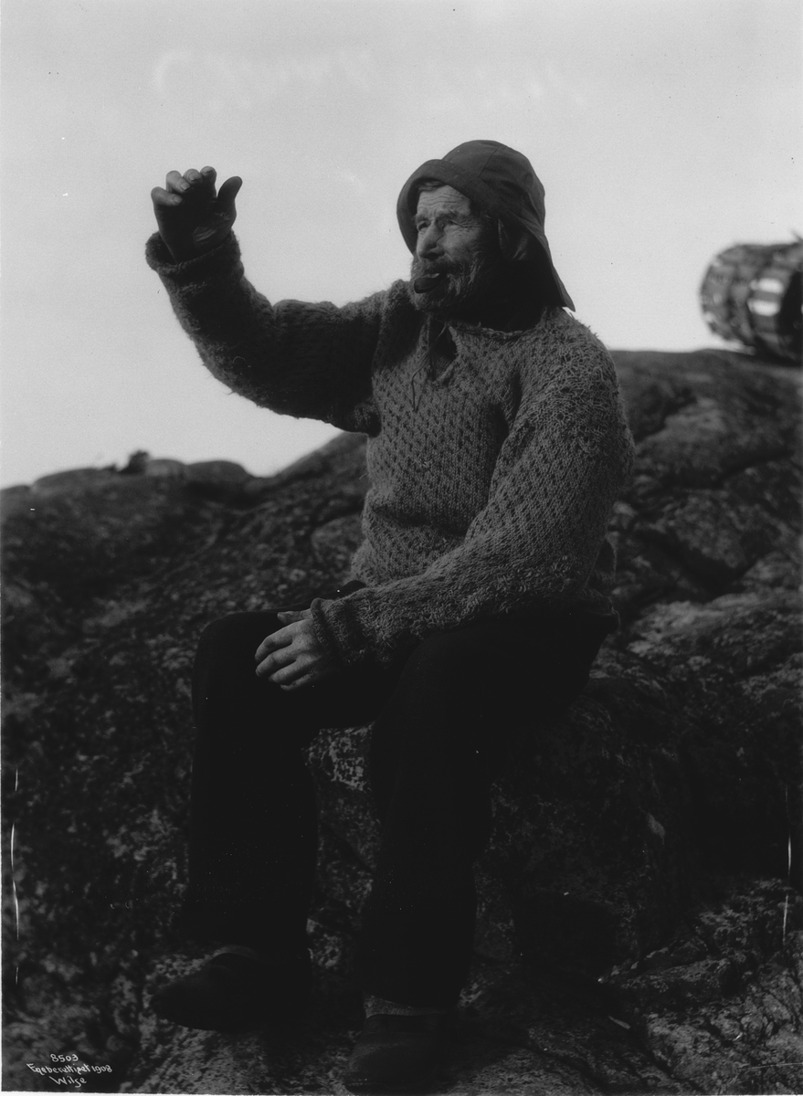 Anders Beer Wilse, Prot: Gammel Fisker (Wilhelm Rauene) 16/2 1908