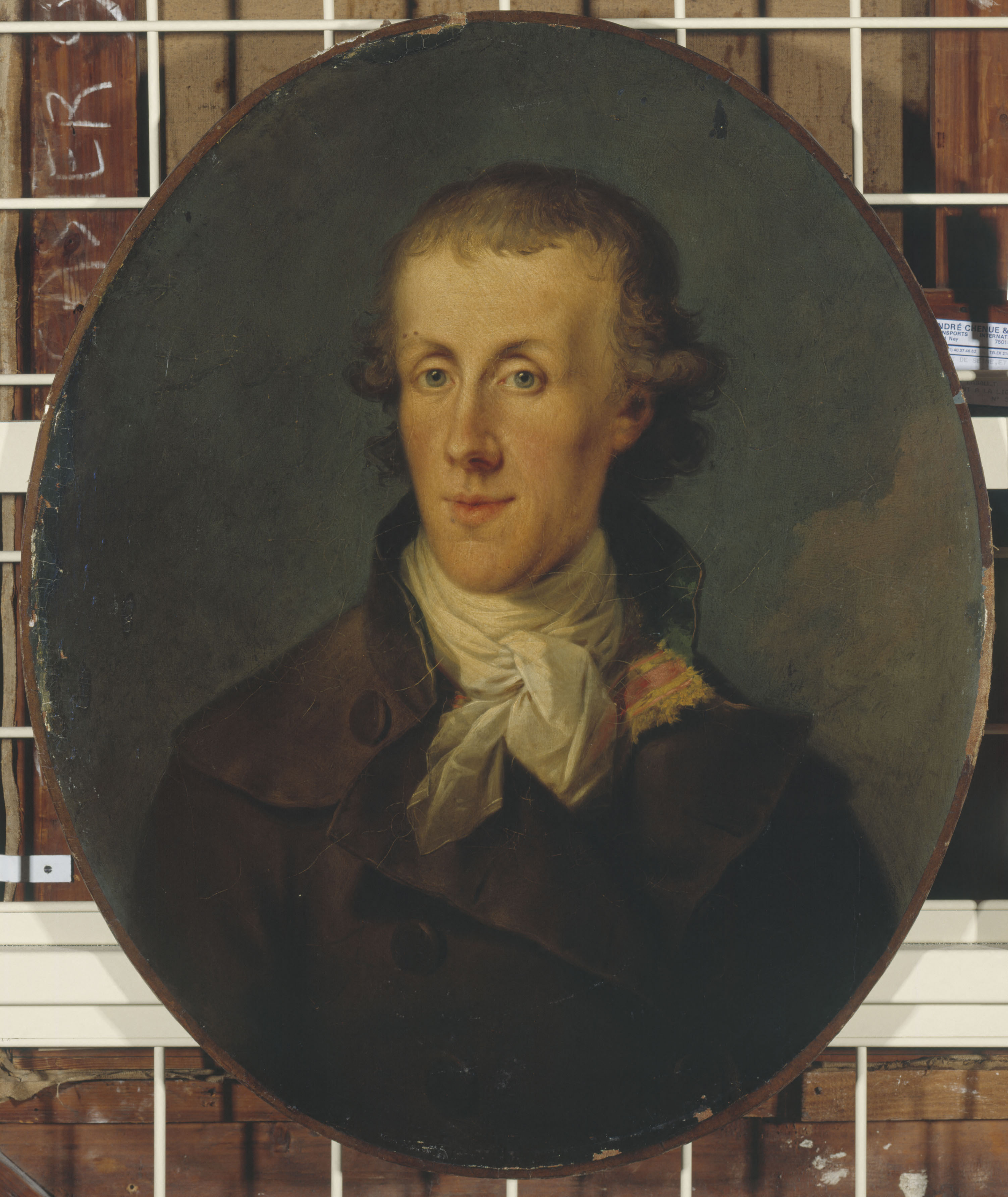 Ecole française, Portrait d'Emmanuel de Haller (1747-1833), banquier, intendant des armées de Bonaparte en Italie