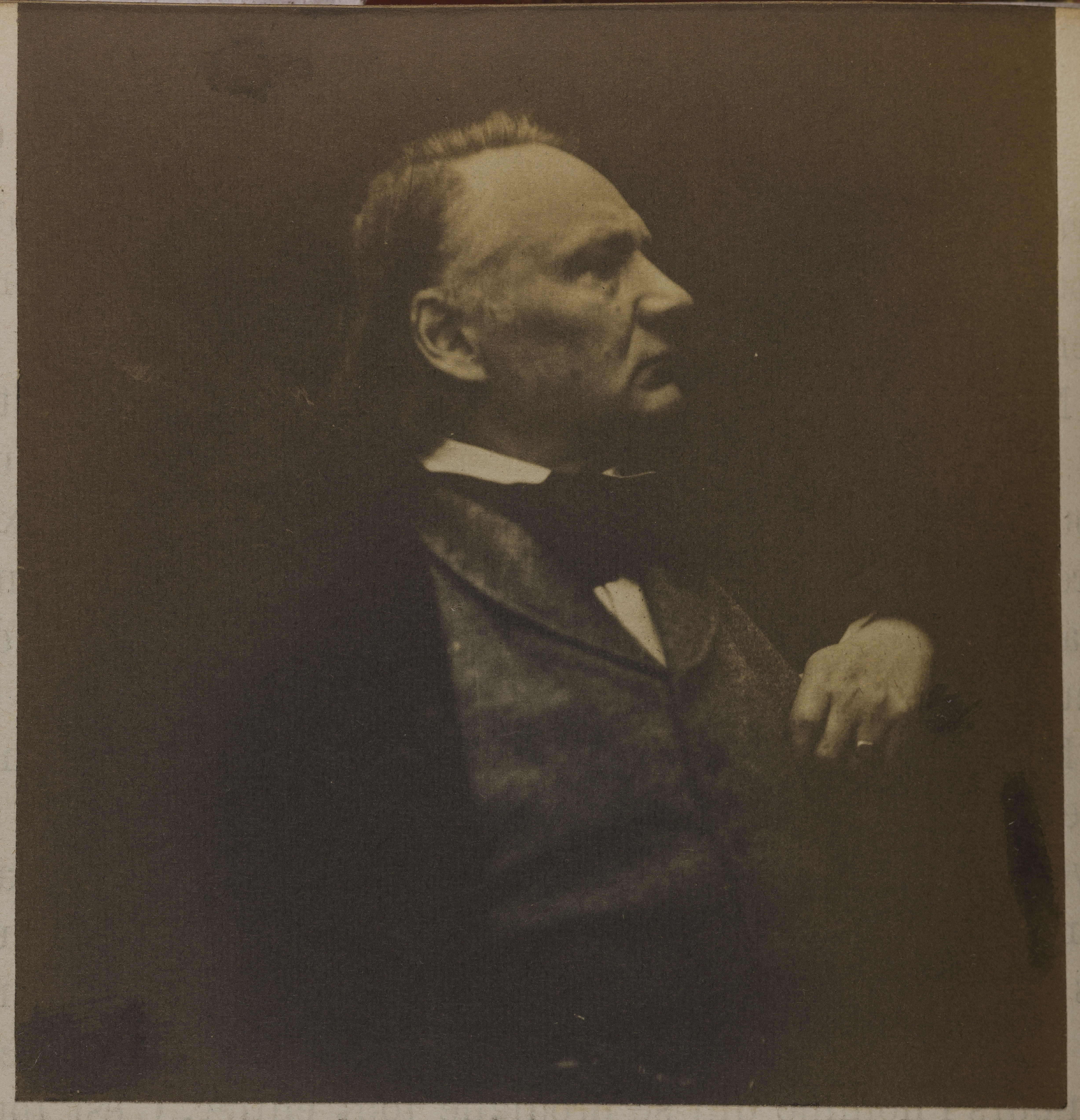 Auguste Vacquerie, Victor Hugo, profil droit (dans ouvrage "Profils et grimaces" d'Auguste Vacquerie)