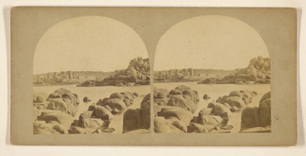 Francis Frith, The Approach to Philae, from the North.