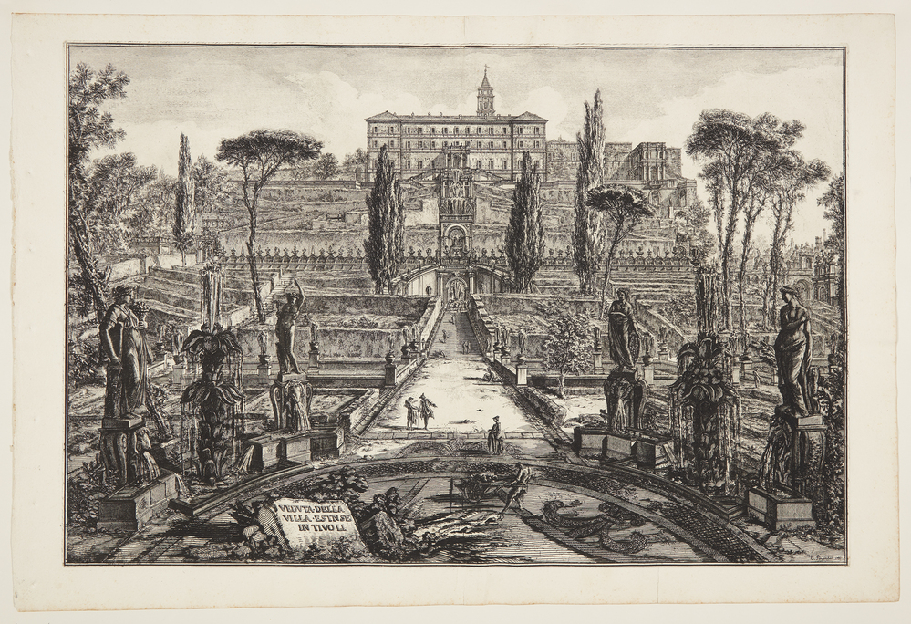 Giovanni Battista Piranesi, Villa d'Este, Tivoli