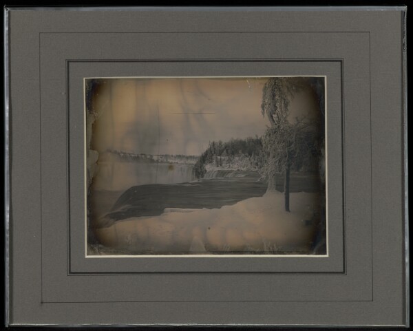 Platt D. Babbitt, [Winter scene at Niagara Falls]