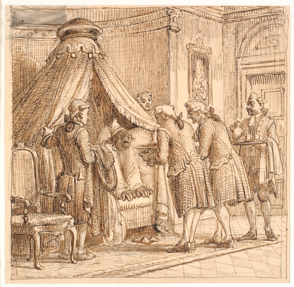 Wilhelm Marstrand, Jeppe i baronens seng