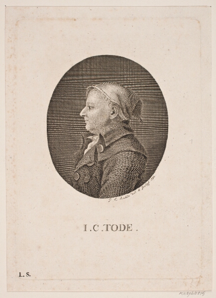 Gerhard Ludvig Lahde, Portræt af I. C. Tode