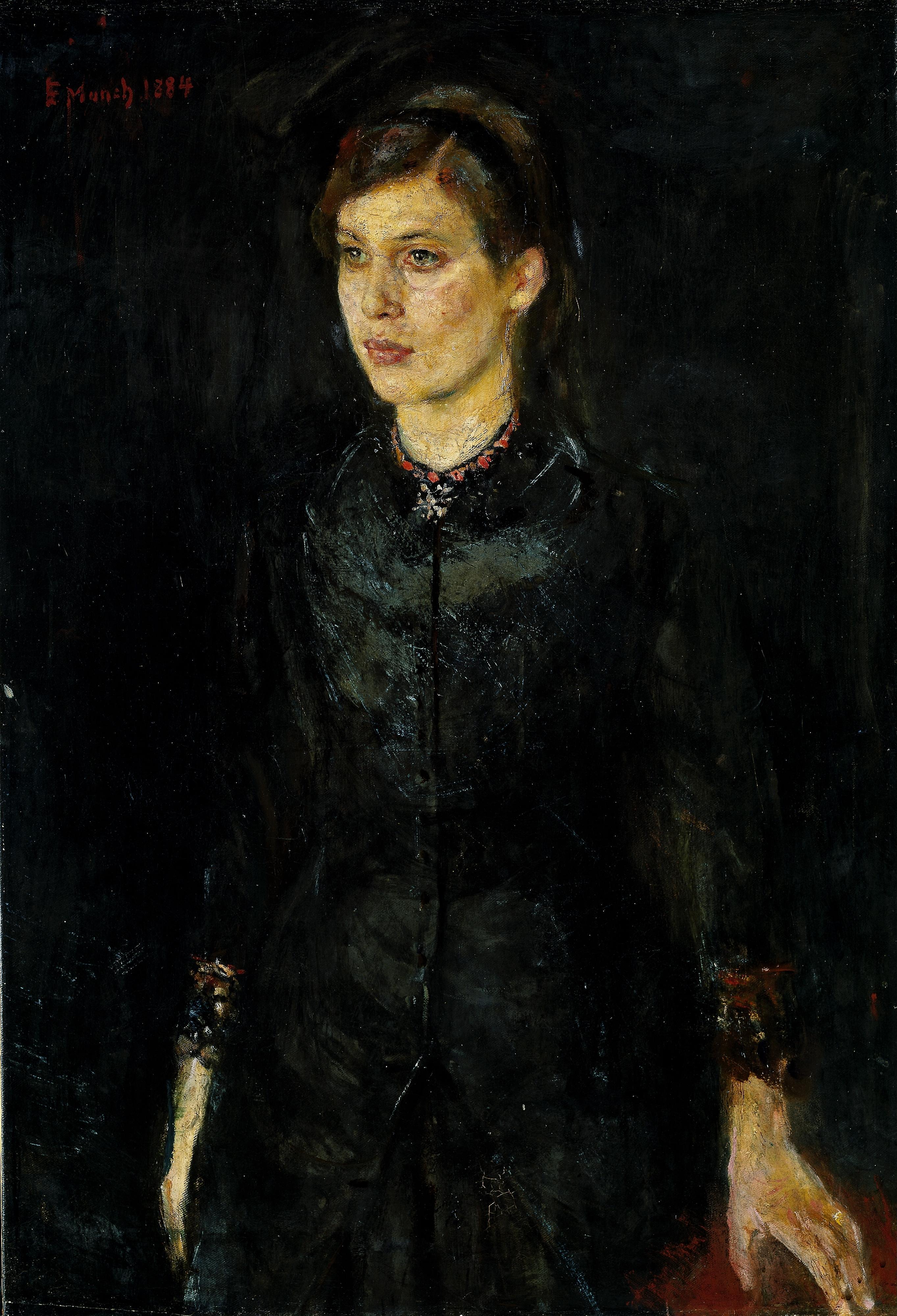 Edvard Munch, Inger Munch in Black