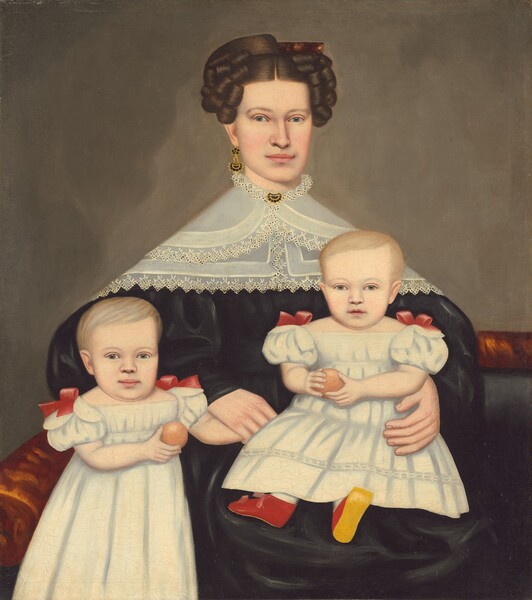 Erastus Salisbury Field, Mrs. Paul Smith Palmer and Her Twins