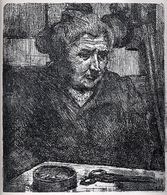 Umberto Boccioni, The Artist's Mother at a Table