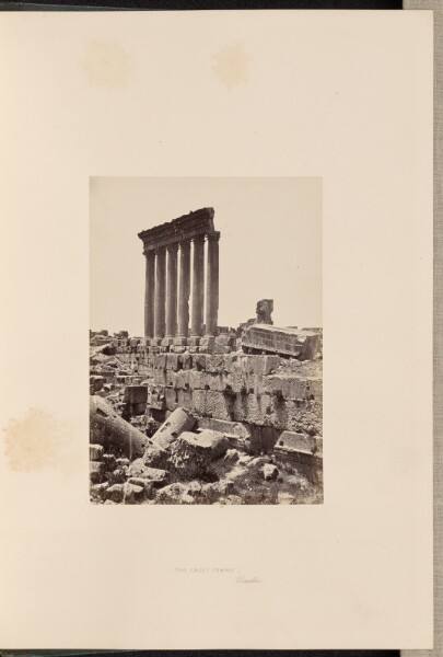 Francis Frith, The Great Temple, Baalbec