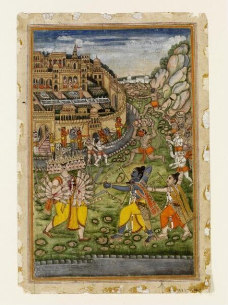 Unknown, Rama, Lakshmana and Ravana
