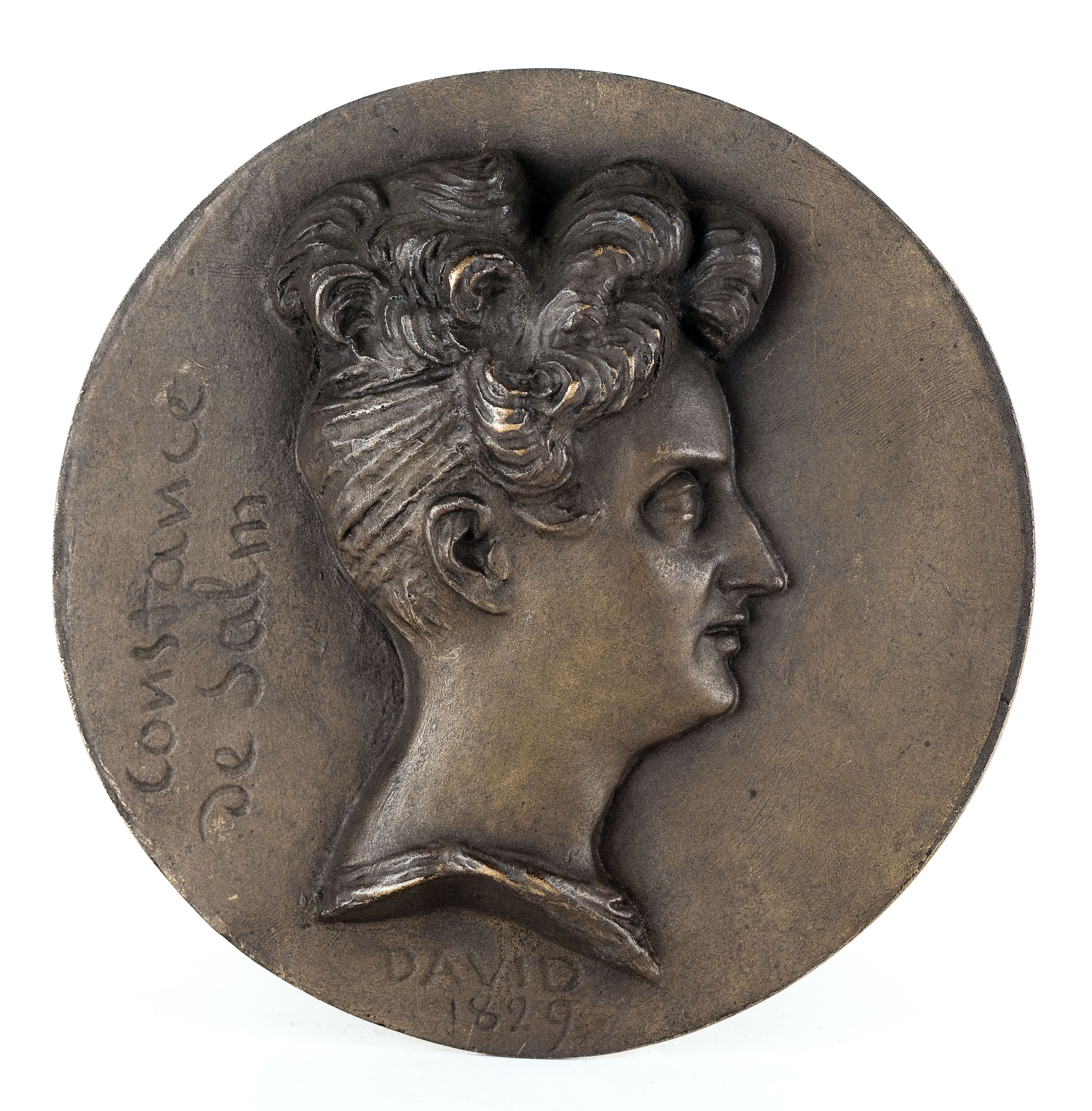 David d'Angers, Portrait de Constance de Theis, princesse Salm-Dyck (1767-1845), femme de lettres