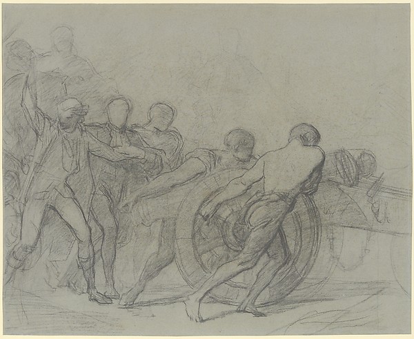 Thomas Couture, Study for "The Enrollment of the Volunteers of 1792"