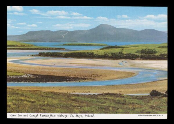 Hinde, John Wilfrid, Clew Bay and Croagh Patrick from Mulrany, Co. Mayo, Ireland