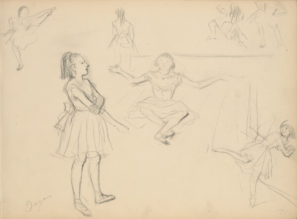 Edgar Degas, Ballet Dancers Rehearsing
