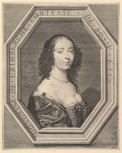 Jean Morin, Honorine de Grimberghe, comtesse du Bossu